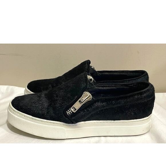 JEFFREY CAMPBELL JC PLAY SLIP ON PONY FUR SNEAKER Women's Sz 5 - Picture 3 of 9